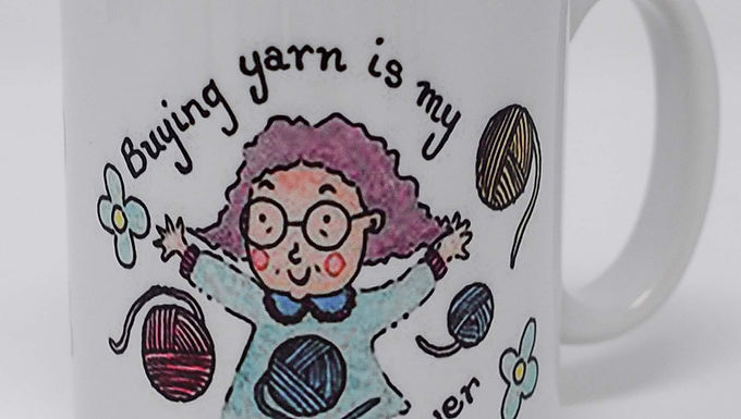 Buying Yarn is my super power mug