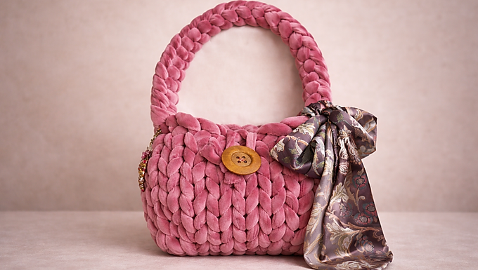 Pink Marshmallow Bag