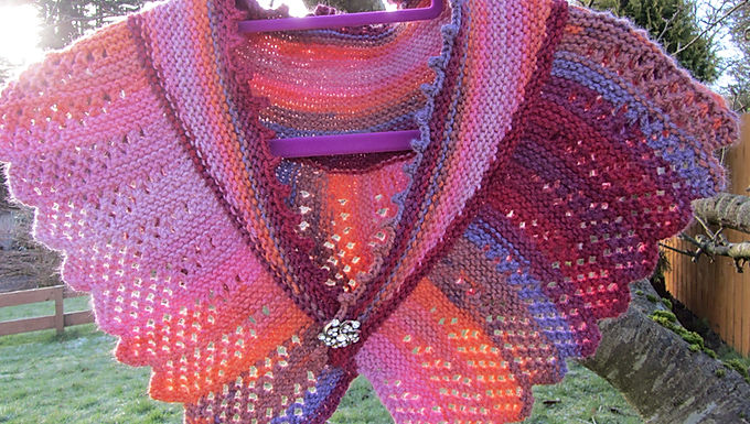 Titanic Shawl Digital Download pattern