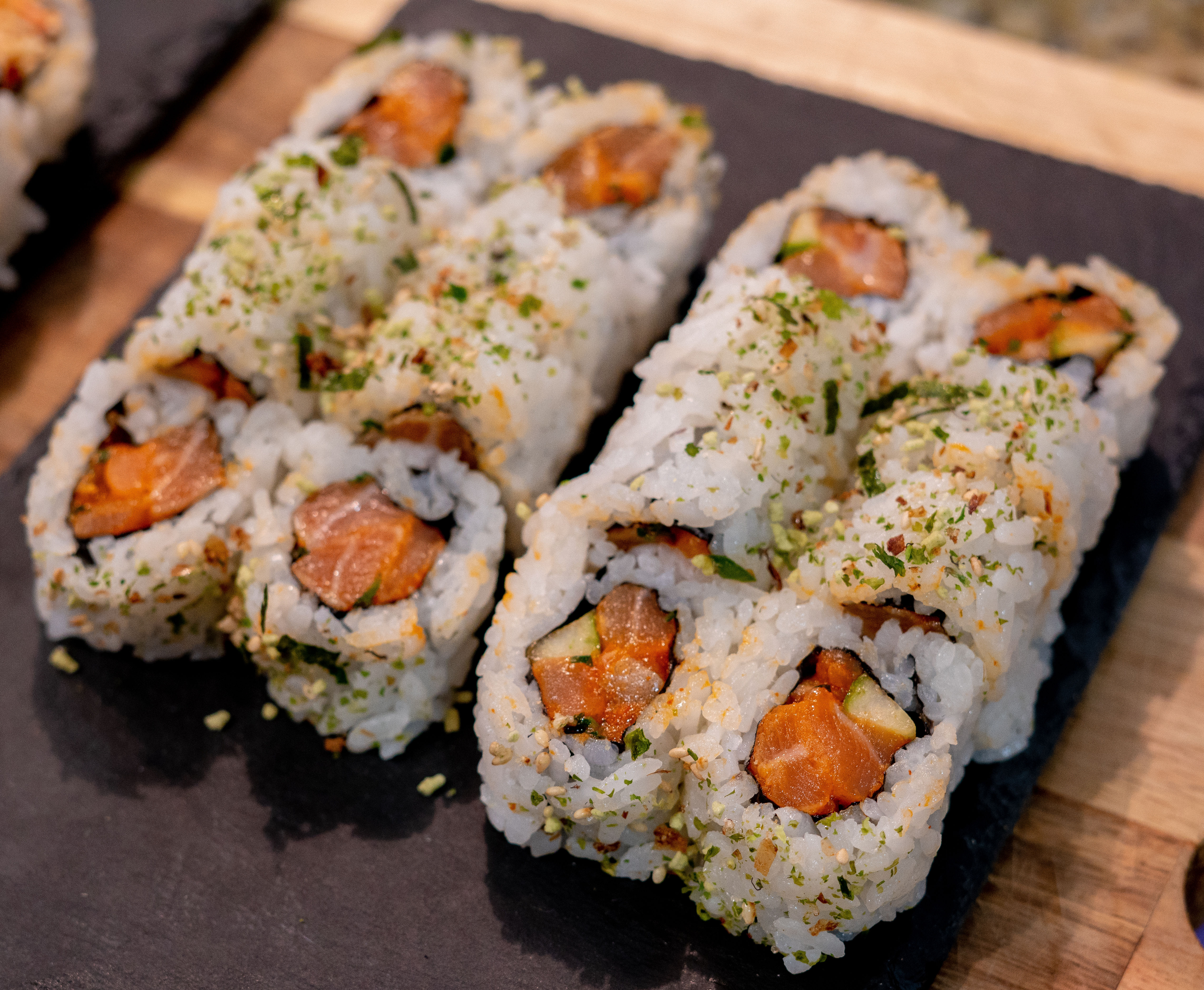 Spicy Salmon Rolls