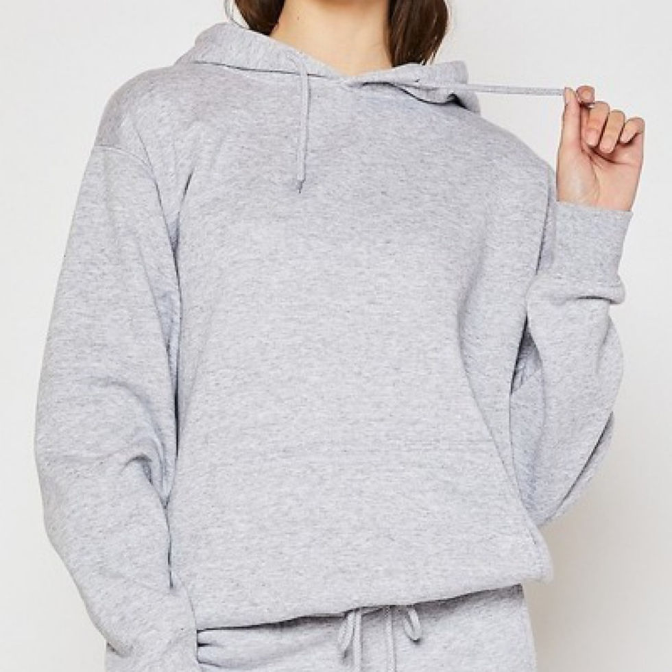 REFLEX LIGHT GREY HOODIE JU042LG