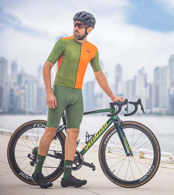 Miniatura: Bretelle Masculino Marcio May Moove Verde Militar.