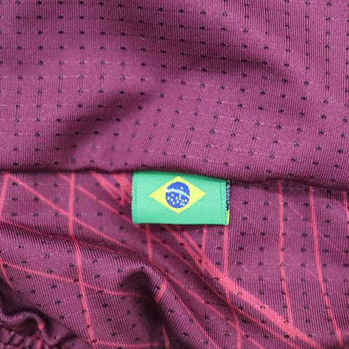 Miniatura: Camisa MC Maculina Proper 2.0 Vinho Mauro Ribeiro Sports.