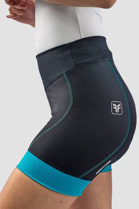 Miniatura: 4.8.1 Short Feminino Start Azul Turquesa Free Force.
