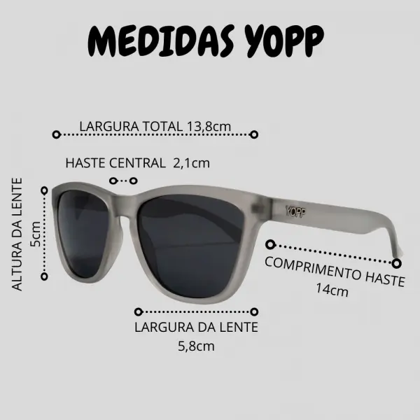 Miniatura: Óculos de  Sol Yopp Polarizado UV400 TU-TON Verde.