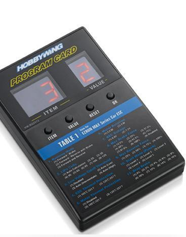 Program Card Forum General LED Program Card | Holeshot Hobbies