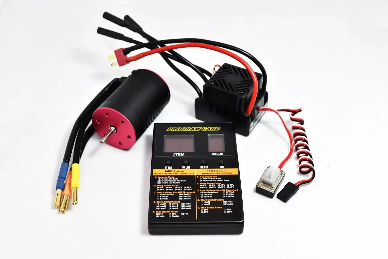 Ace HW B/less Combo 3250KV/60amp G2 WP ESC & 3652SL Motor - HWAP60BL3250