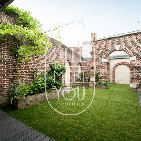 Maison familiale à louer Lille Euratechnologies  Lille to meet you expatriés expatriation 6 chambres et jardin - Séjour jardin 