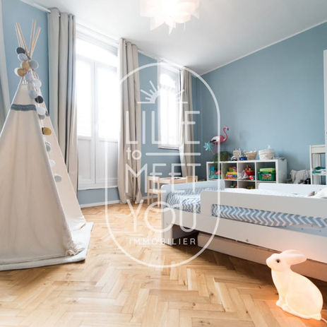Maison familiale à louer Lille Euratechnologies  Lille to meet you expatriés expatriation 6 chambres et jardin - Séjour chambre enfant