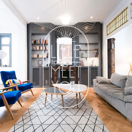 Maison familiale à louer Lille Euratechnologies  Lille to meet you expatriés expatriation 6 chambres et jardin - Séjour