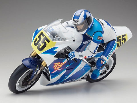 【KYOSHO】ハングオンレーサー　SUZUKI RGV-Γ 1992 Kyosho 1/8 RC BIKE SUZUKI RGV Motorcycle 1992 HOR Hang On