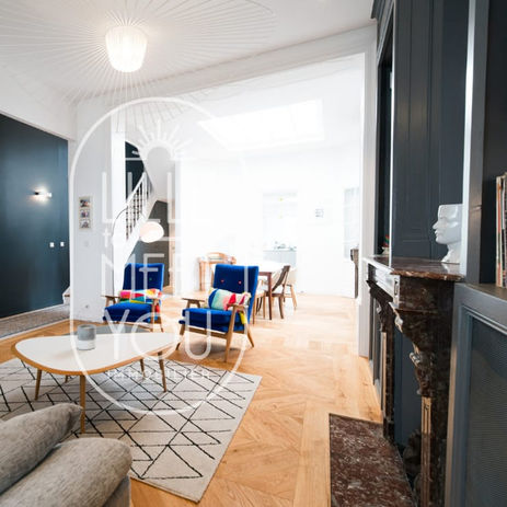 Maison familiale à louer Lille Euratechnologies  Lille to meet you expatriés expatriation 6 chambres et jardin - Séjour