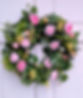 Easter Wreath, pink, on white door, 1.jpg