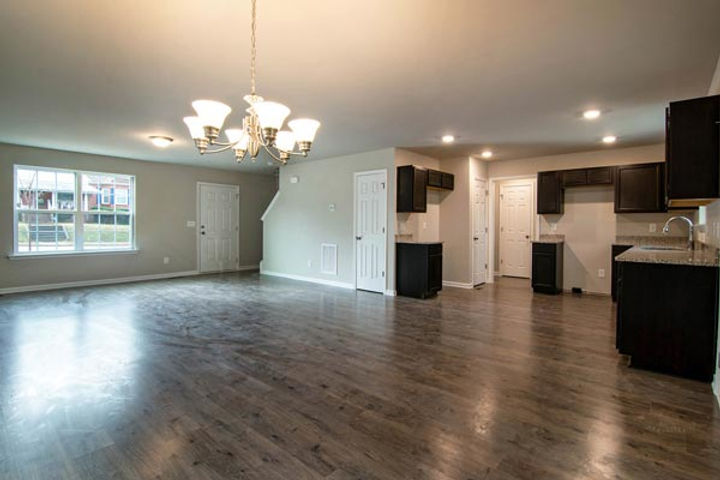 A clean interior of the house.