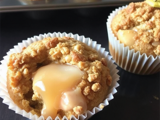 Caramel Pear & Brown Butter Streusel Muffins