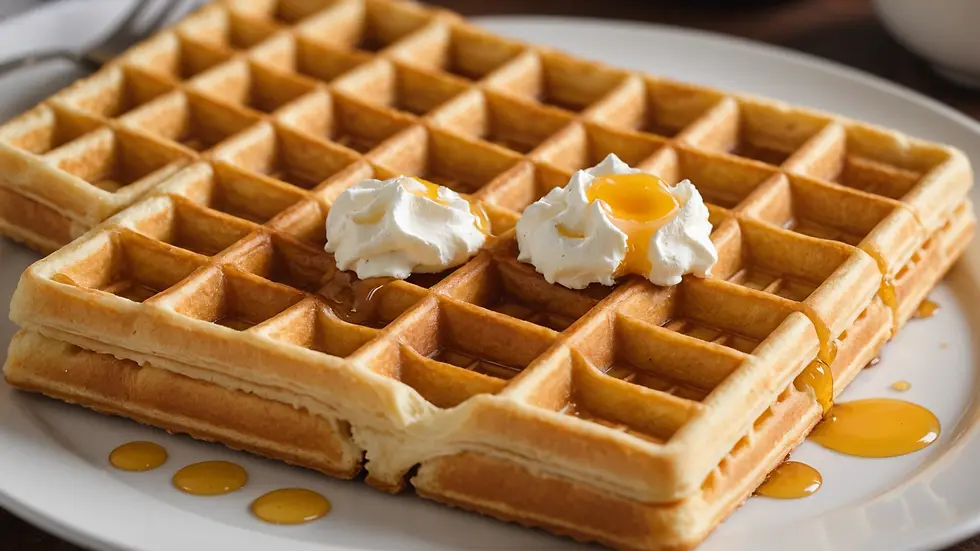 Fluffy Buttery Buttermilk Waffles
