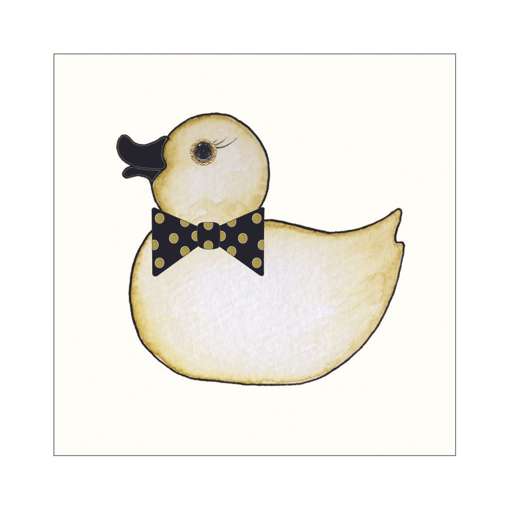 GGE080 - Polk Dot Bow Tie Ducky