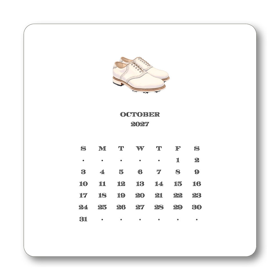 Thumbnail: 2027 Golf Desk Calendar