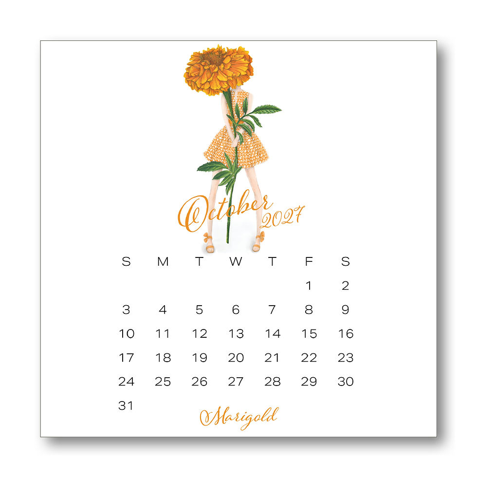 Thumbnail: 2027 Ann Scott Flowers Desk Calendar