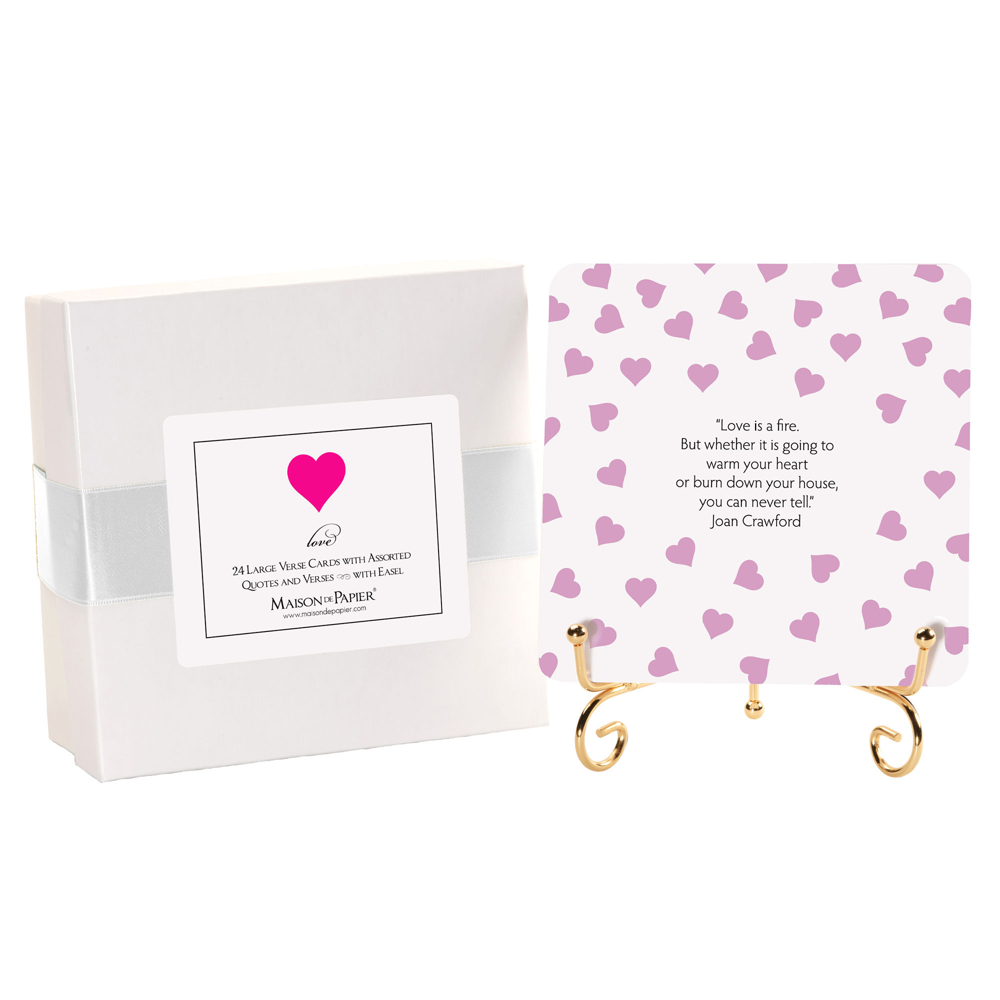 Love Quote Cards with Easel