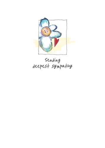 AFH347 Sympathy Card AFH347 Sympathy Card