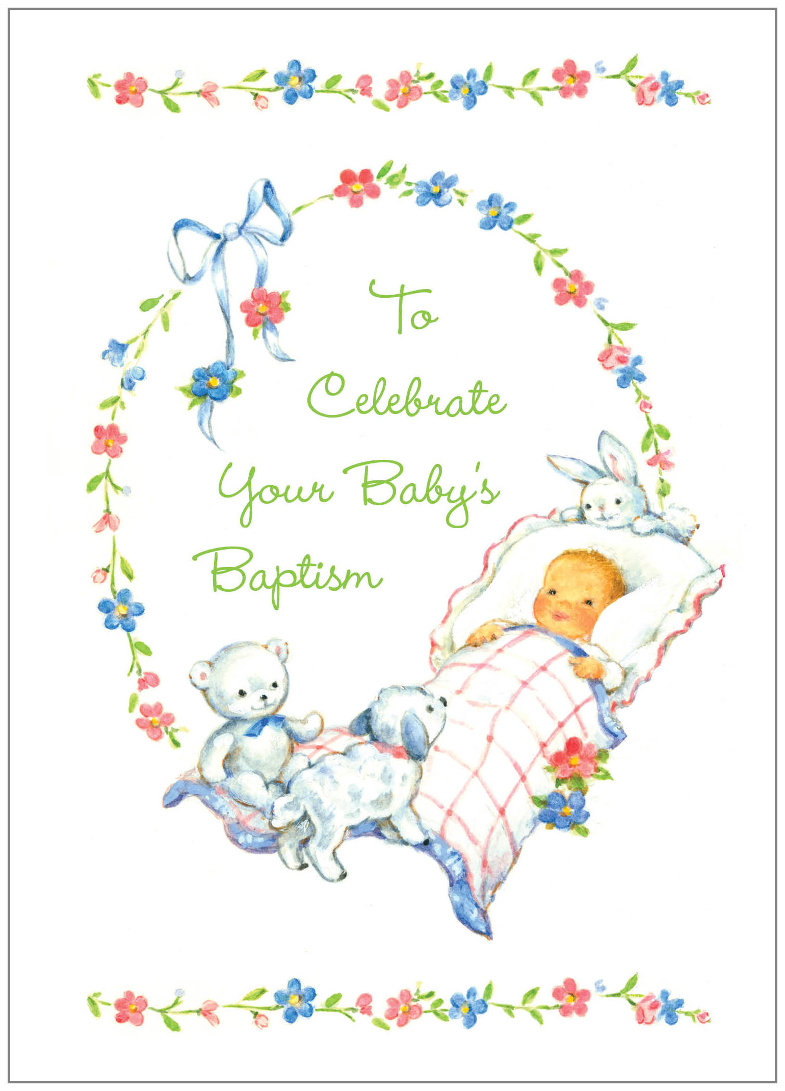 FR7002 Religious Event Card / Baby Baptism