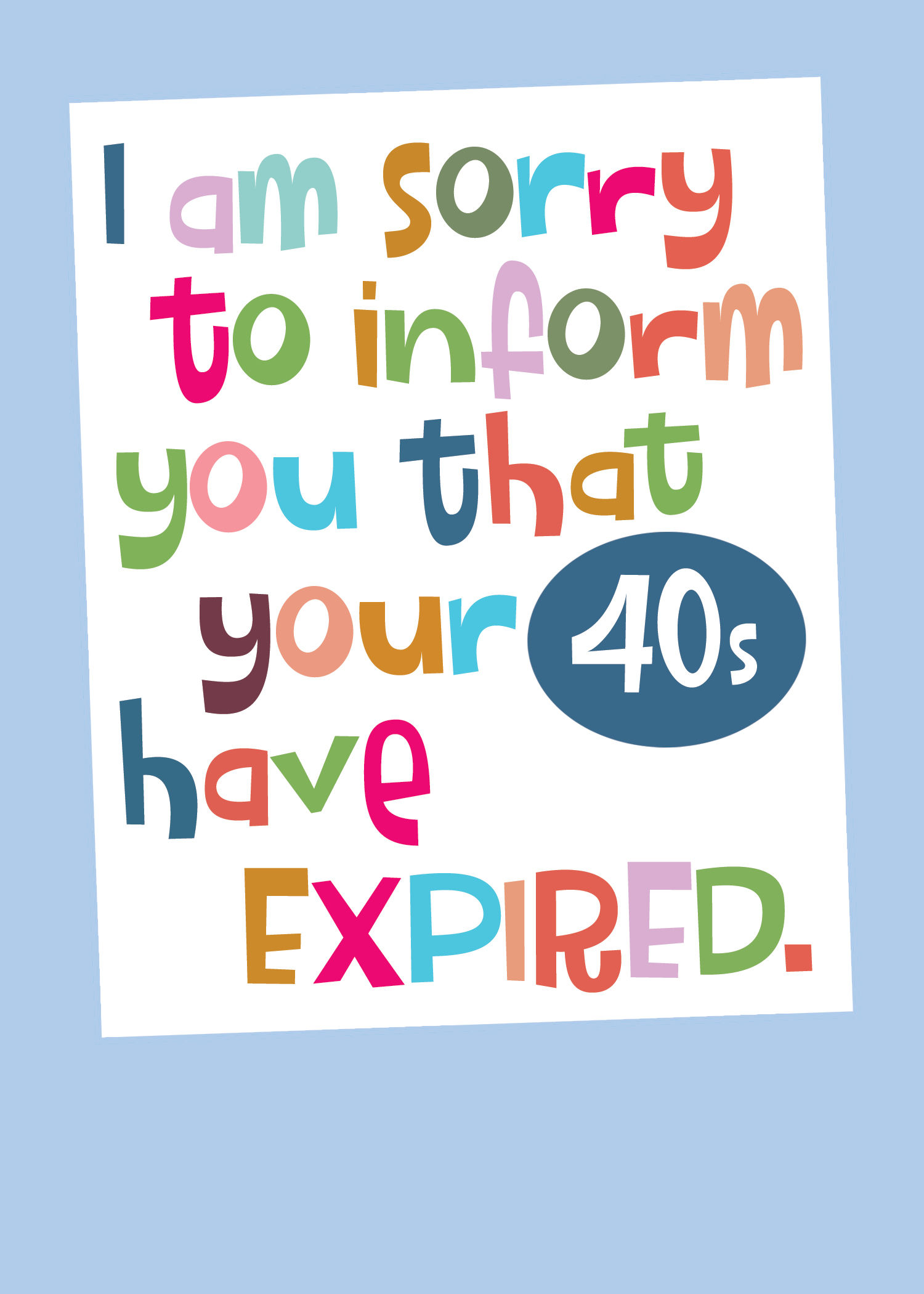 SA7125 Birthday Card