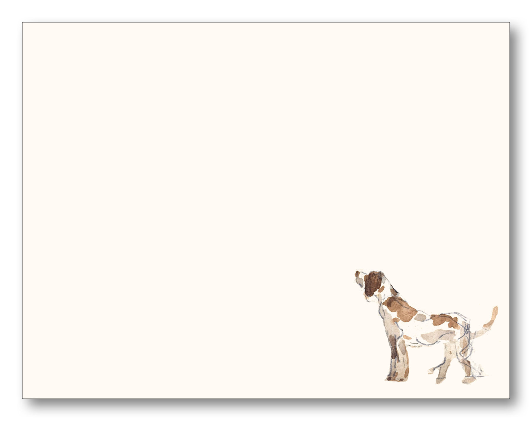 Spotted Dog Note Card