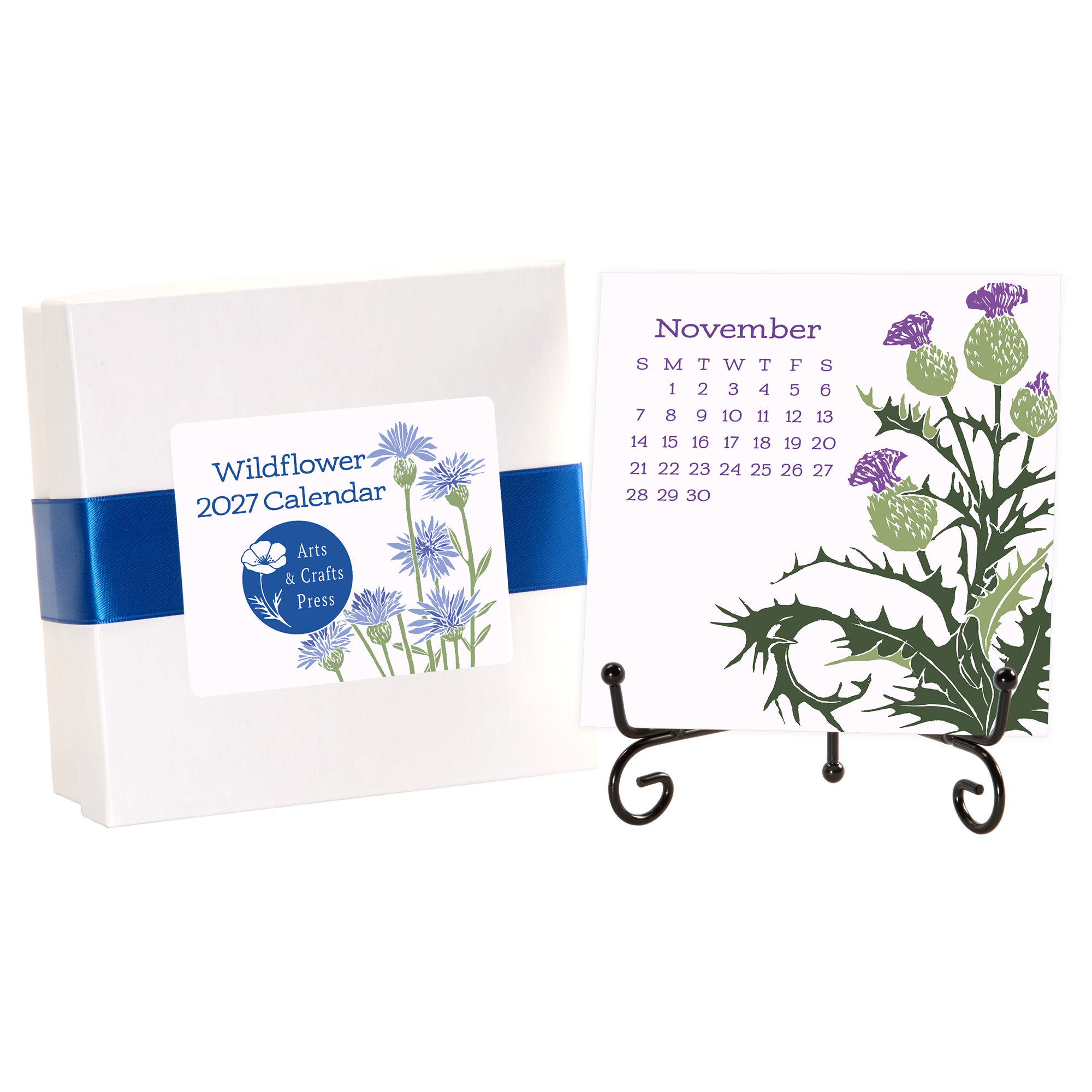 2027 Wildflower Desk Calendar