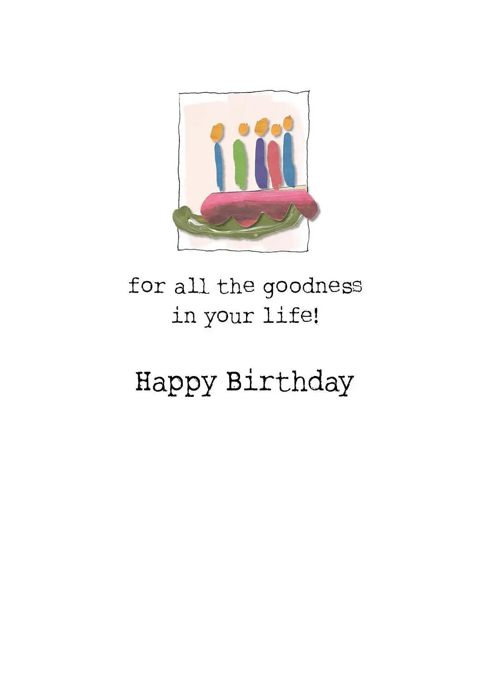 Thumbnail: AFH106 Birthday Card