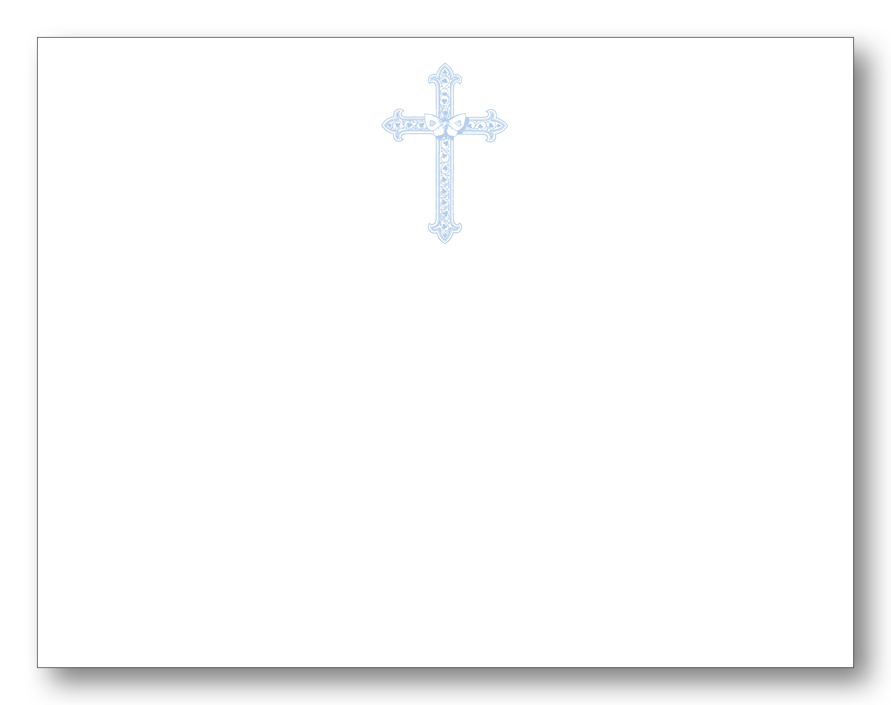 Butterfly Cross Carolina Note Card