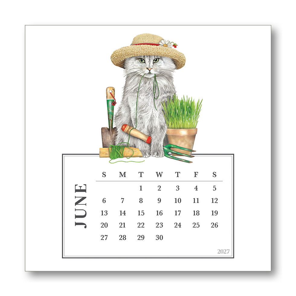 Thumbnail: 2027 Mary Lake-Thompson Cats Desk Calendar