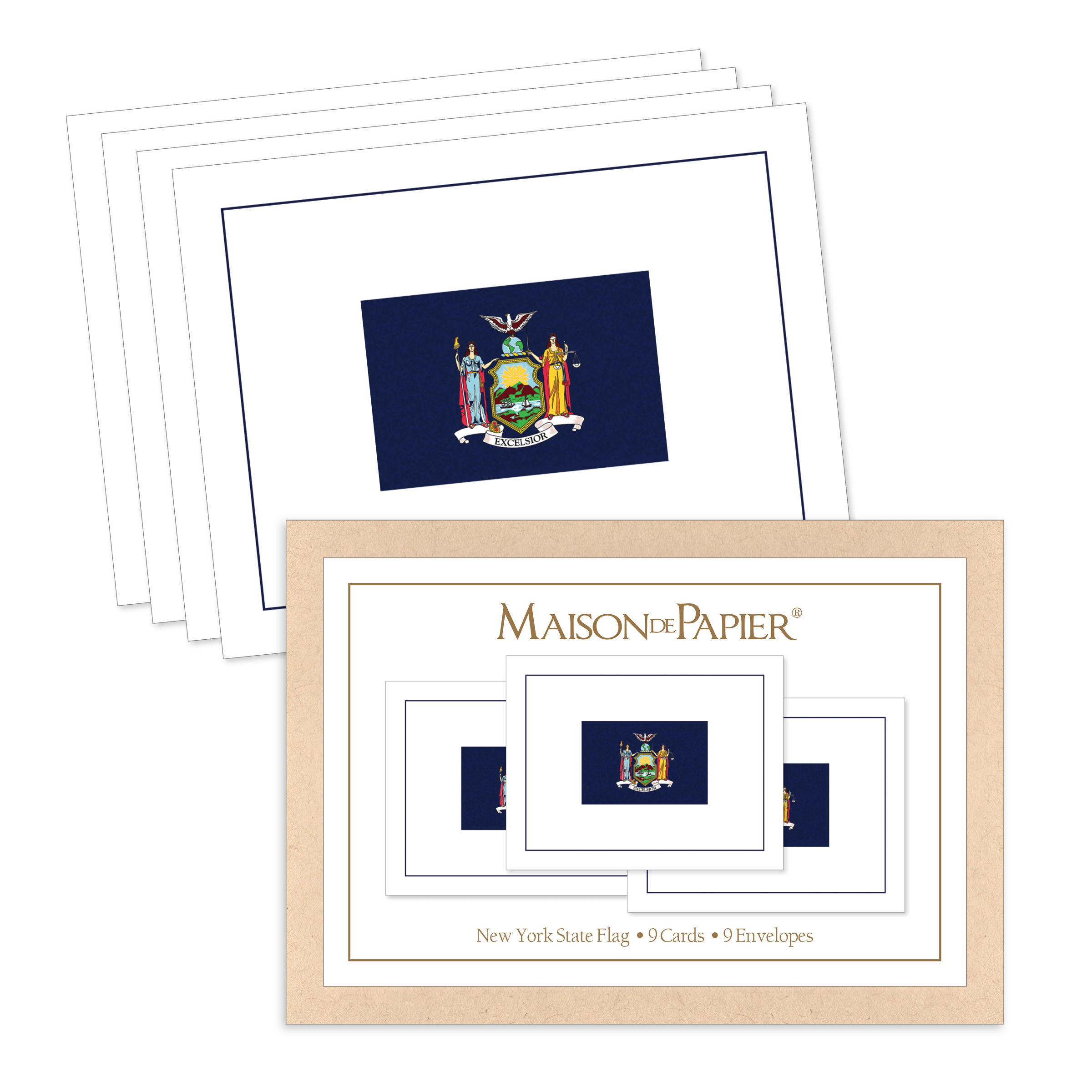 New York Flag Stationery Set