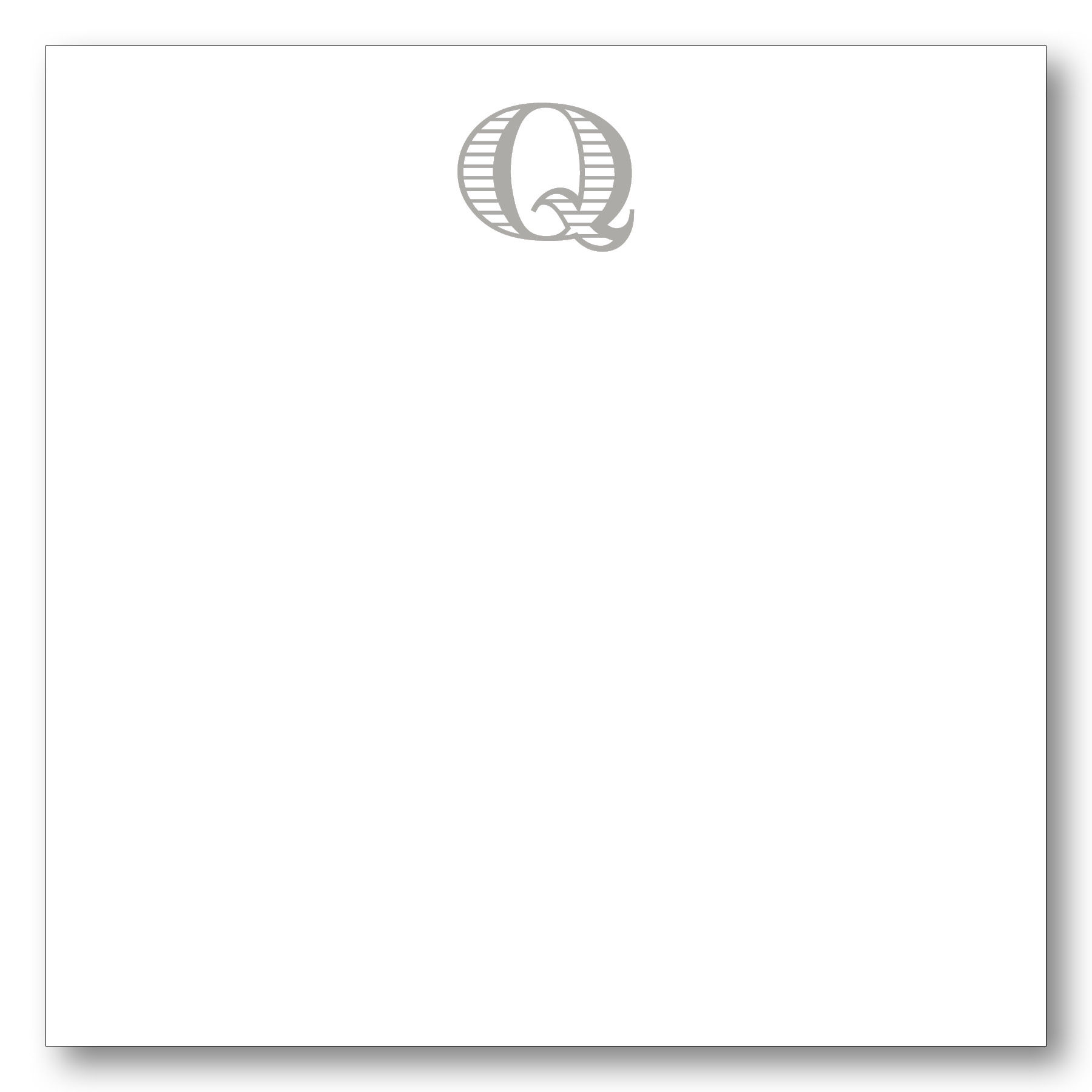 Q Block Grey Note Block