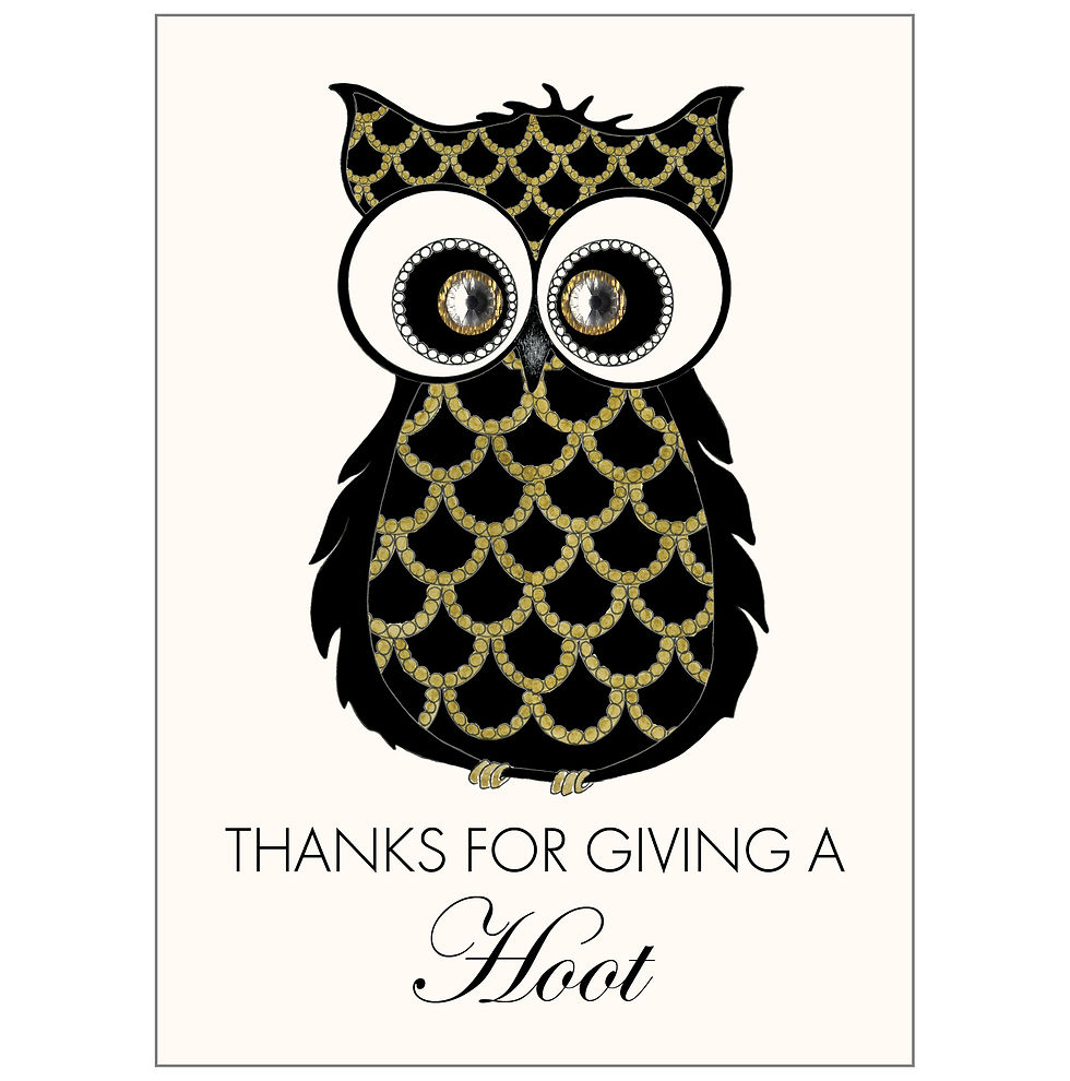 Thumbnail: AO496 Thank You Owl