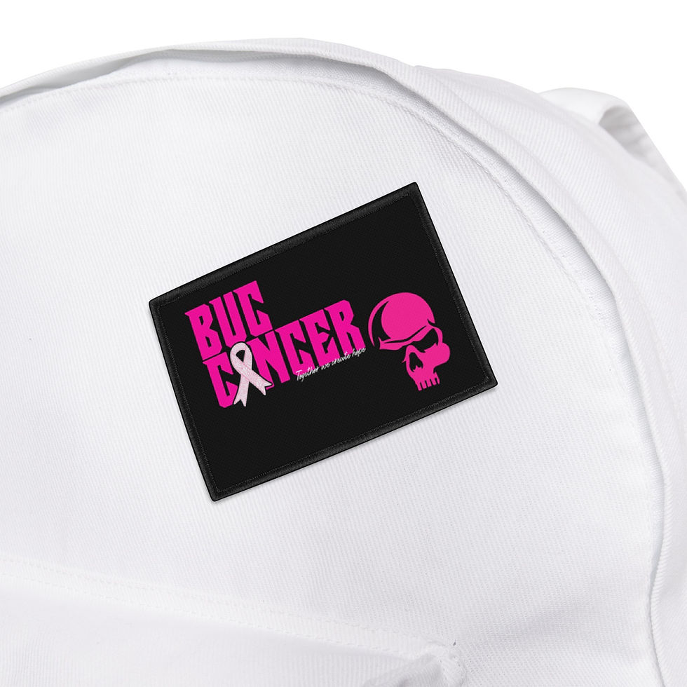 Thumbnail: Buccaholics Buc Cancer Awareness Iron-On Patch 