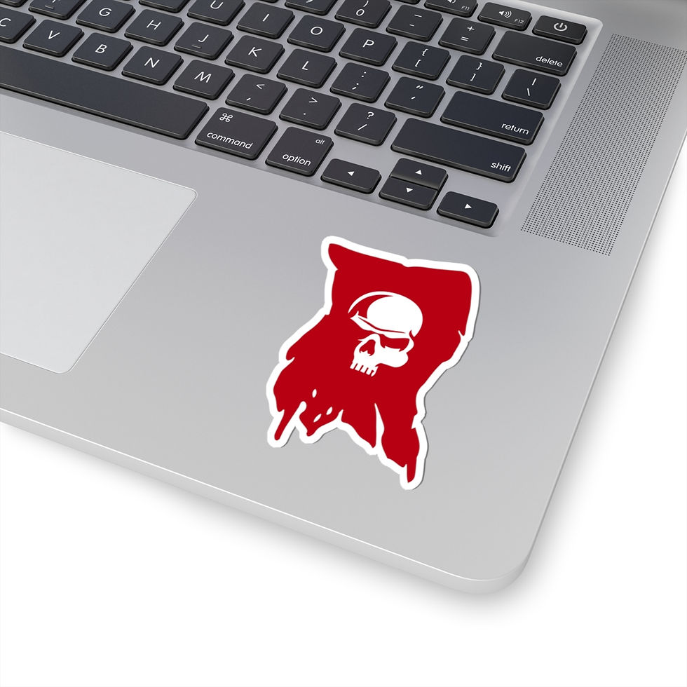 Thumbnail: Buccaholics Icon Flag Kiss-Cut Stickers
