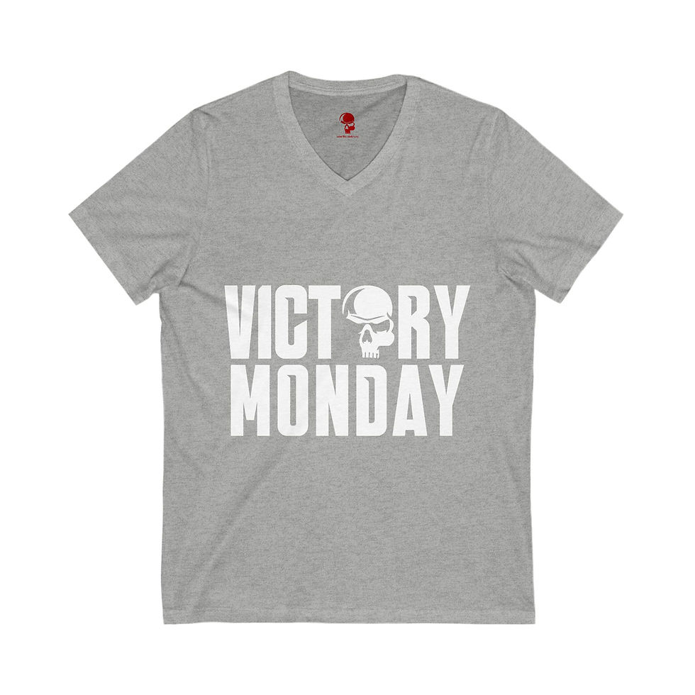 Thumbnail: Victory Monday Women V-Neck Tee White #1
