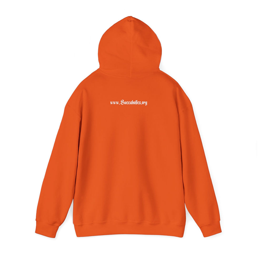 Thumbnail: Buccaholics Unisex white logo hoodie