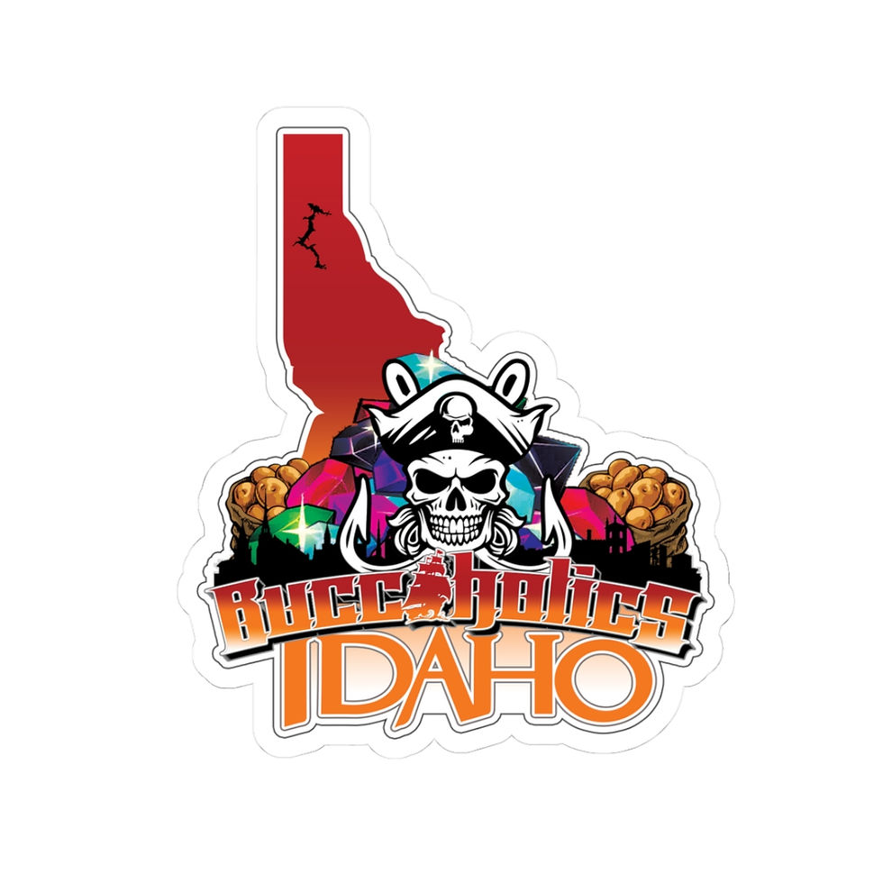 Thumbnail: Buccaholics Idaho Stickers