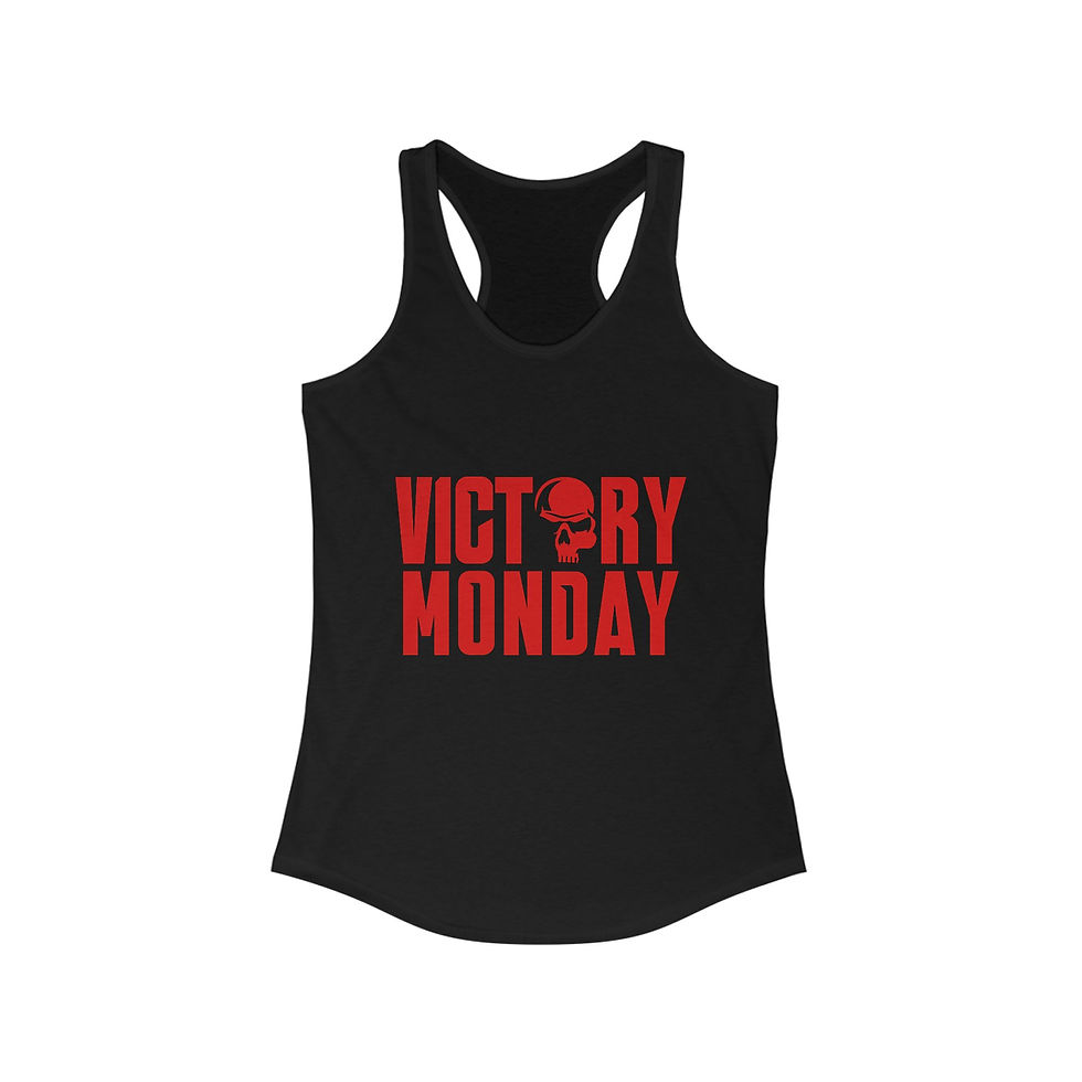 Thumbnail: Victory Monday Women's Racerback Tank Red #1
