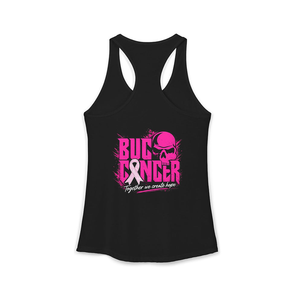 Thumbnail: Buccaholics Buc Cancer 2026 Racerback Tank