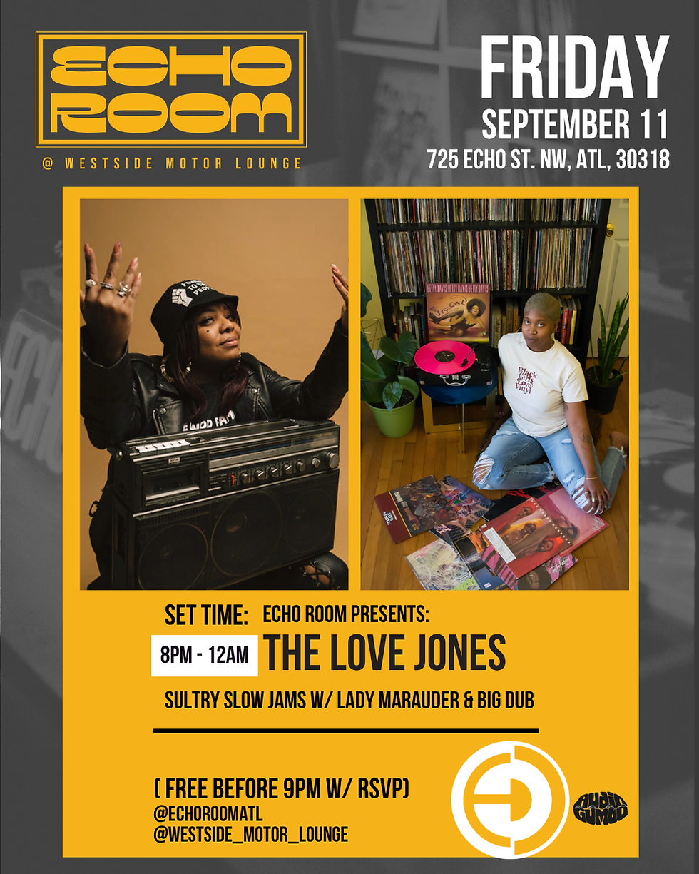 The Love Jones flyer for September 11, 2026