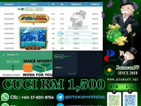 🥰Mega888 Game 🐬Dolphin Reef🐬Cuci RM1,500‼️Jangan Tunggu Lagi, Game Senang Menang Sekarang‼️