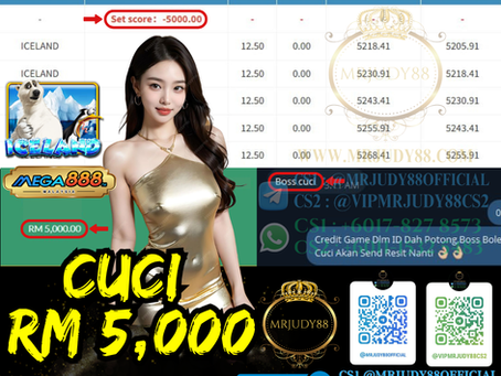🥳Mega888 Game 🐻‍❄️Iceland🐻‍❄️ Cuci RM5,000‼️Boss Tengah Ong, Dapat Cuci Besar Hari Ni‼️