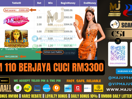 🤗918Kiss Game 🎰Boyking Treasure🎰 TopUp RM110, Cuci RM3,300‼️Jom Join Now‼️