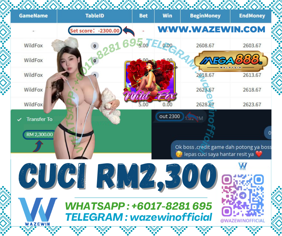 šMega888 Game š¦Wild Foxš¦ Cuci RM2,300ā¼ļøJom Main Sekarangā¼ļø