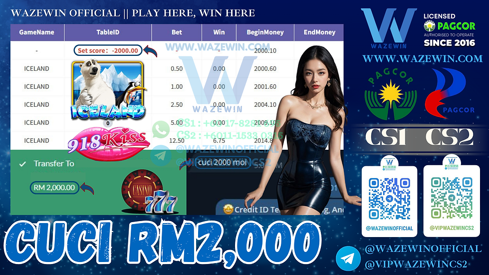š¤918Kiss Game š»āāļøIcelandš»āāļø Cuci RM2,000ā¼ļøJom Ajak Kawan Menang Bersamaā¼ļø