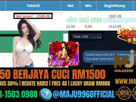 🤩Pussy888 Game 🦊Wild Fox🦊 Game Longgar‼️Cuci Rm1,500‼️Jom Join Maju996 Sekarang‼️