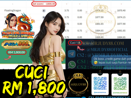 🤩Mega888 Game 🐲Floating Dragon🐲 Cuci RM1,800‼️Game Sedang Bayar, Jangan Lepas Rezeki Ni‼️